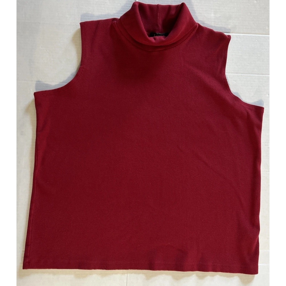 Women's Lauren Ralph Lauren Sleveless Turtleneck Ribbed Sweater Sz 3X
